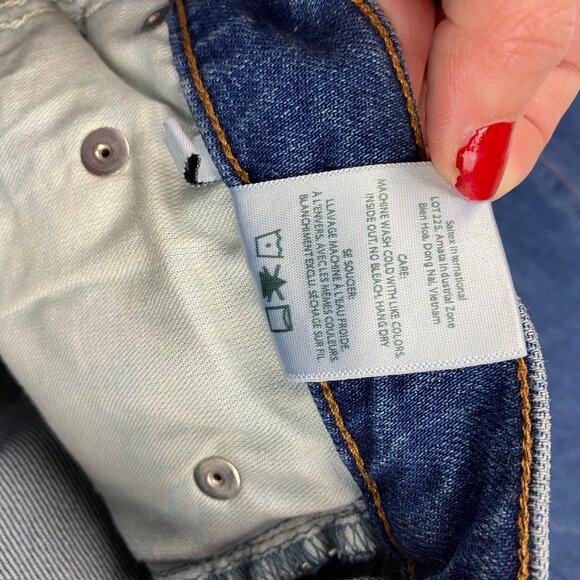 Edwin Marli Wide Leg Jeans Women's Size 27 - Blue Denim - Picture 14 of 14